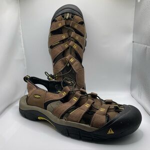 Keen Newport Sandals Men's Size 14 Brown Activewear Hiking Outerwear Sports